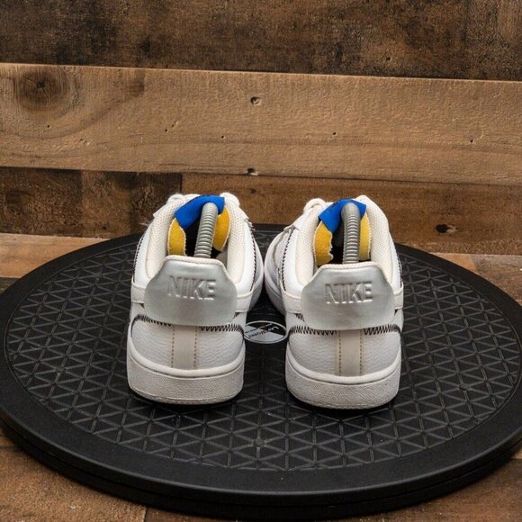NIKE COURT VISION SE WOMENS ATHLETIC SHOES WHITE LEATHER SNEAKERS SIZE 7.5 - Picture 7 of 9